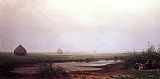 Famous Hunter Paintings - Marsh with a Hunter